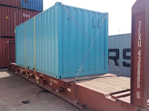 海運產(chǎn)品框架箱加固