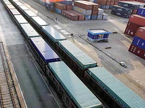 鐵路運輸航線展示